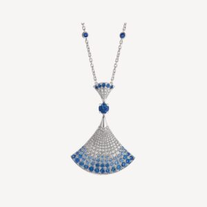 Toxse Dream Necklace Agate Silver Diamond Pendant