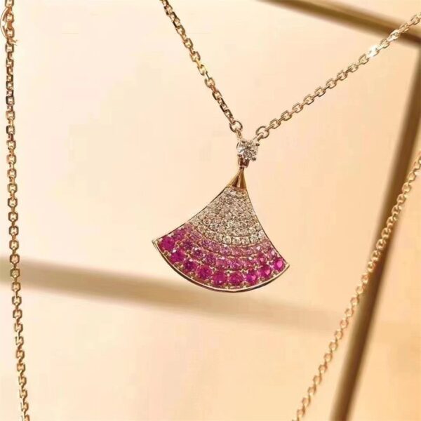 Toxse Dream Necklace Pink Gold Pink Diamond - Image 4