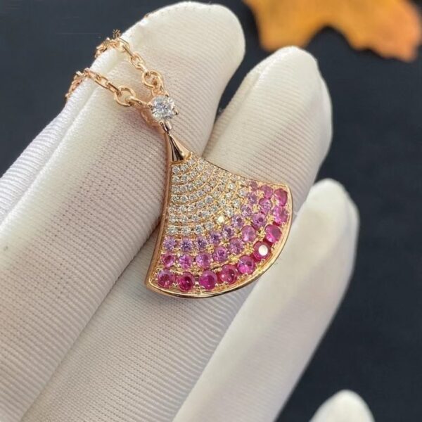Toxse Dream Necklace Pink Gold Pink Diamond - Image 3