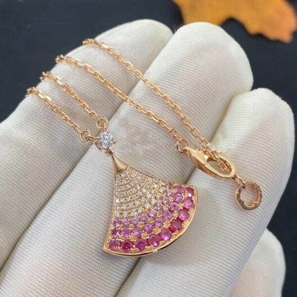 Toxse Dream Necklace Pink Gold Pink Diamond - Image 5