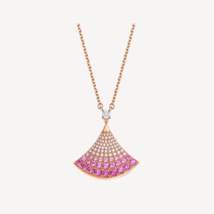 Toxse Dream Necklace Pink Gold Pink Diamond