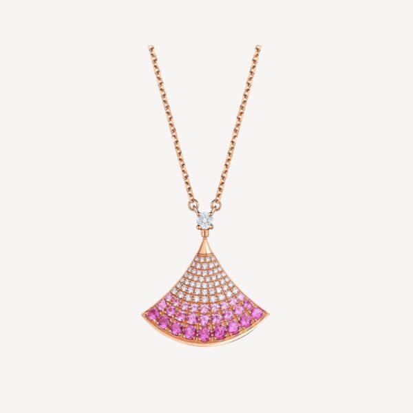 Toxse Dream Necklace Pink Gold Pink Diamond