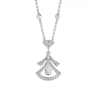 Toxse Dream Necklace White Diamond Silver
