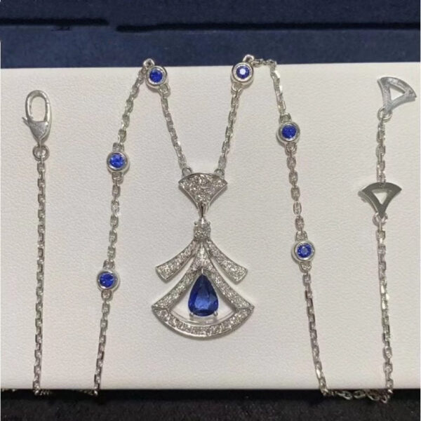 Toxse Dream Necklace Agate Diamond Silver - Image 2