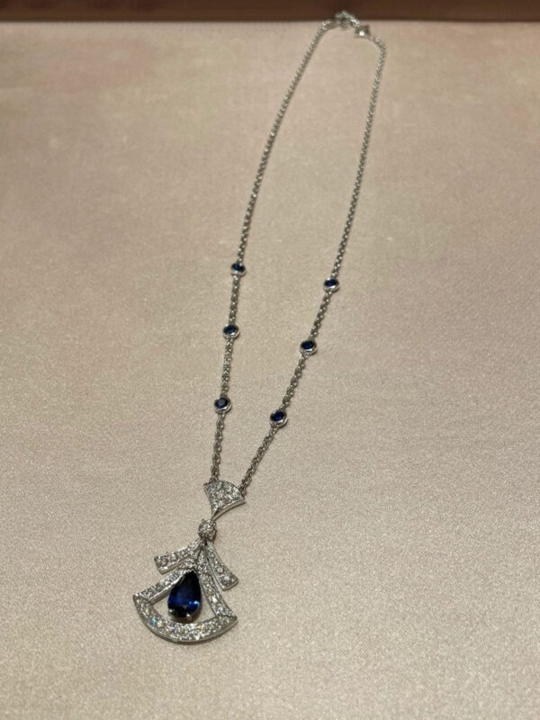 Toxse Dream Necklace Agate Diamond Silver - Image 6