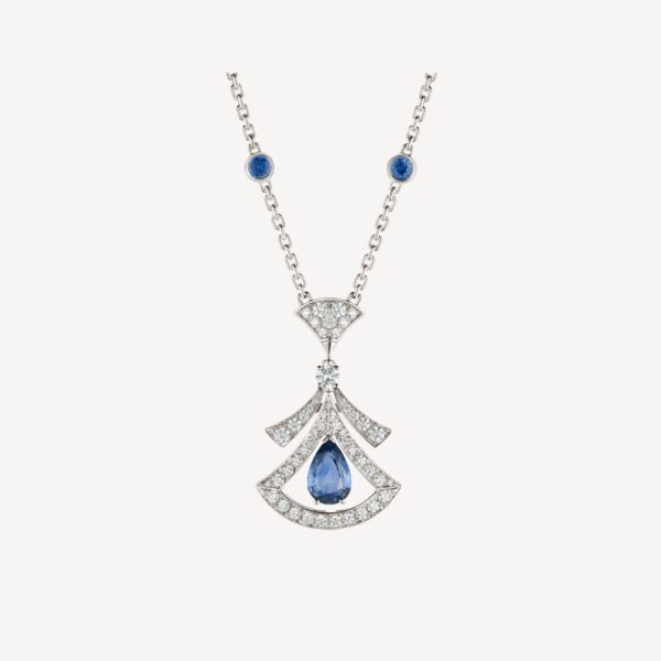 Toxse Dream Necklace Agate Diamond Silver