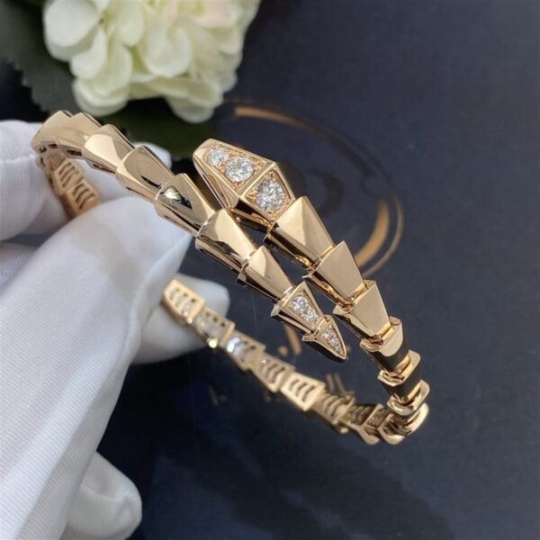Toxse Serpenti Bracelet Diamonds Pink Gold - Image 2