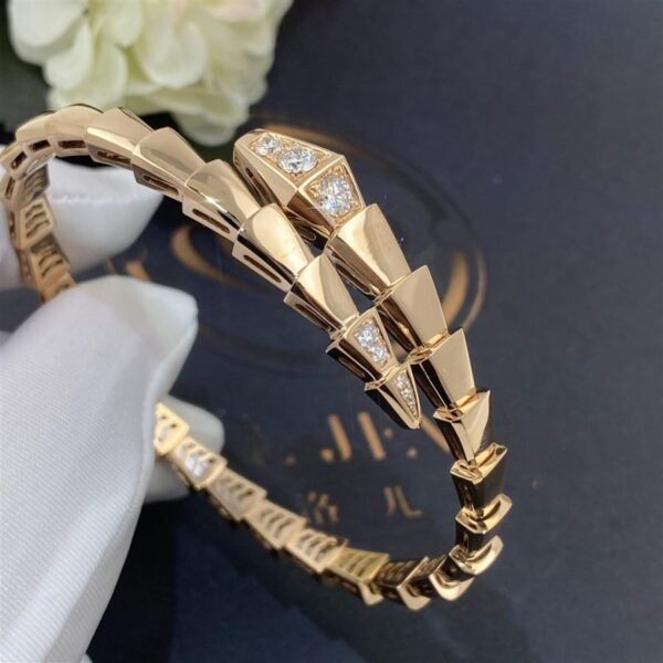 Toxse Serpenti Bracelet Diamonds Pink Gold - Image 3