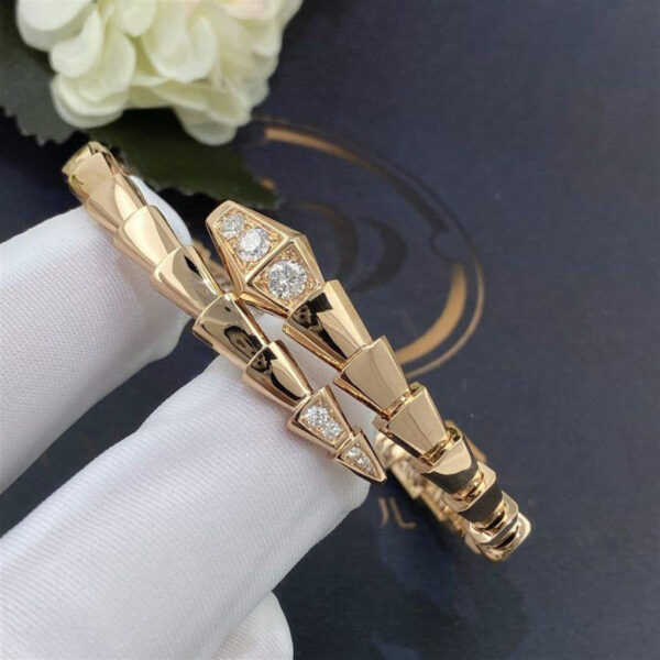 Toxse Serpenti Bracelet Diamonds Pink Gold - Image 4