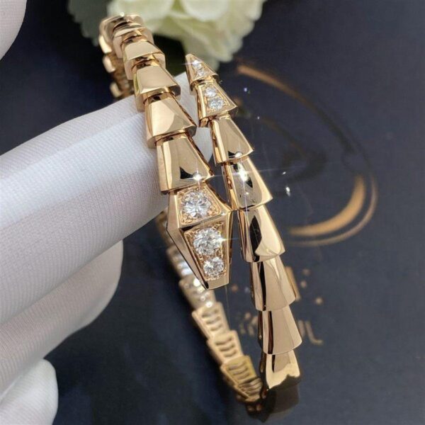 Toxse Serpenti Bracelet Diamonds Pink Gold - Image 6
