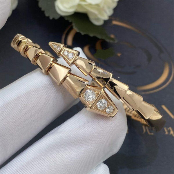 Toxse Serpenti Bracelet Diamonds Pink Gold - Image 7