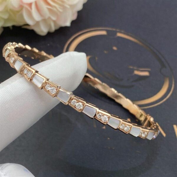 Toxse Serpenti Bracelet Pink Gold Mop Diamond - Image 3