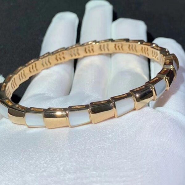 Toxse Serpenti Bracelet Pink Gold Mop - Image 3