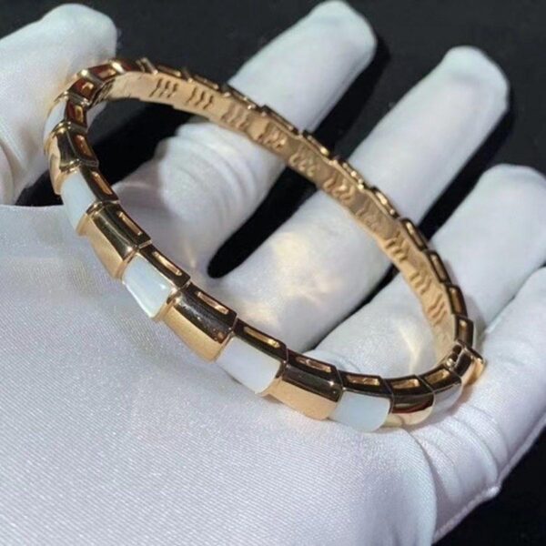 Toxse Serpenti Bracelet Pink Gold Mop - Image 2