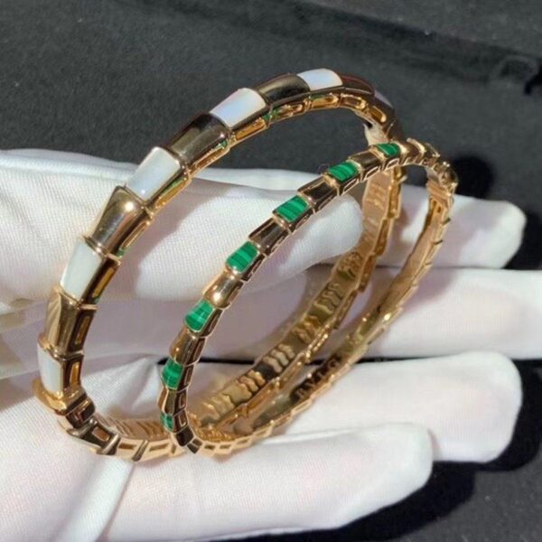 Toxse Serpenti Bracelet Pink Gold Mop - Image 5