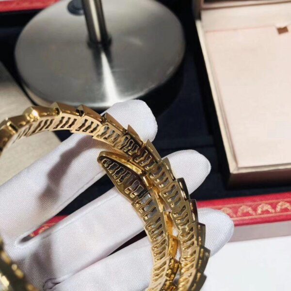 Toxse Serpenti Bracelet 8Mm Gold Diamond - Image 4