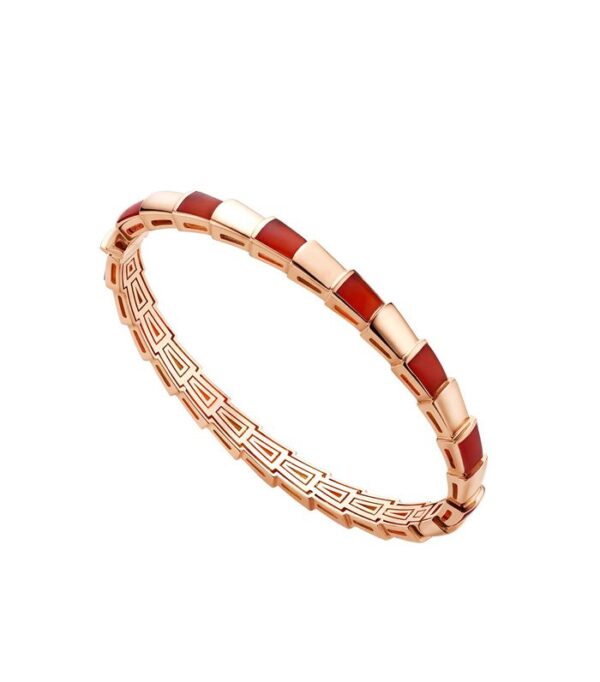 Toxse Serpenti Bracelet Pink Gold Rubellite