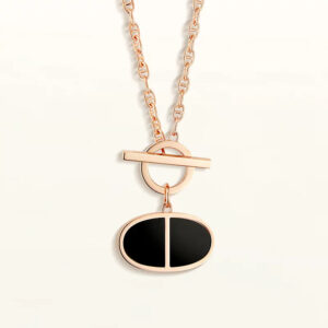 Toxse Chaine Verso Black Ceramic Necklace