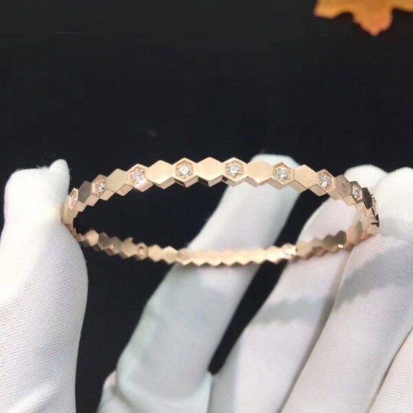 Toxse Bee Love Pink Gold Diamond Bracelet - Image 3