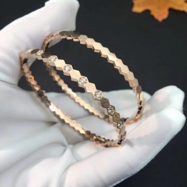 Toxse Bee Love Pink Gold Diamond Bracelet - Image 4