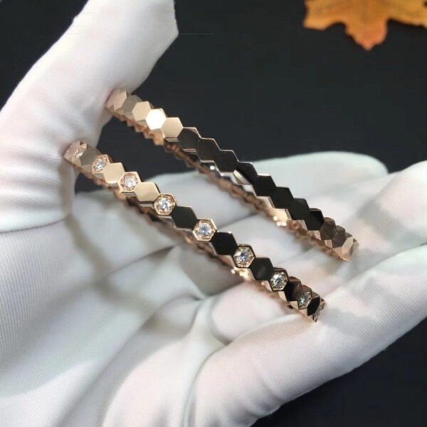 Toxse Bee Love Pink Gold Diamond Bracelet - Image 5