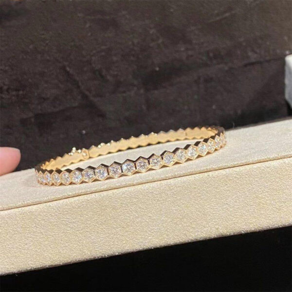 Toxse Bee Love Gold Bracelet Full Diamond - Image 3