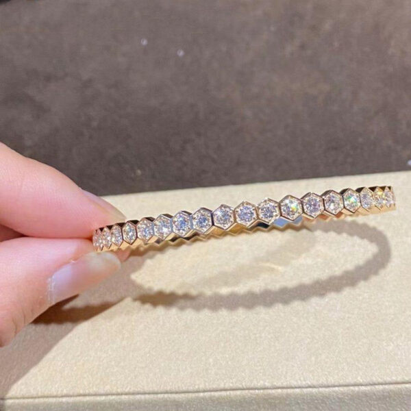 Toxse Bee Love Gold Bracelet Full Diamond - Image 4