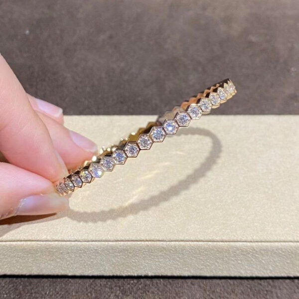 Toxse Bee Love Gold Bracelet Full Diamond - Image 5