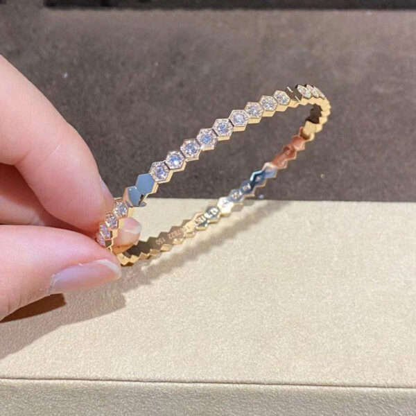 Toxse Bee Love Gold Bracelet Full Diamond - Image 6