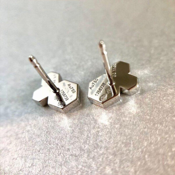 Toxse Bee Love Silver Diamond Earrings - Image 6
