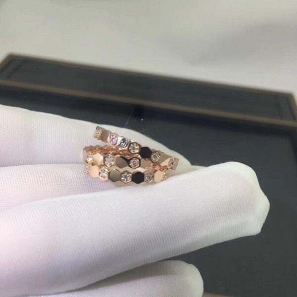 Toxse Bee Love Ring Pink Gold Diamond - Image 3