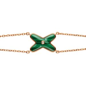 Toxse Jeux Bracelet Malachite Pink Gold 1 Diamond