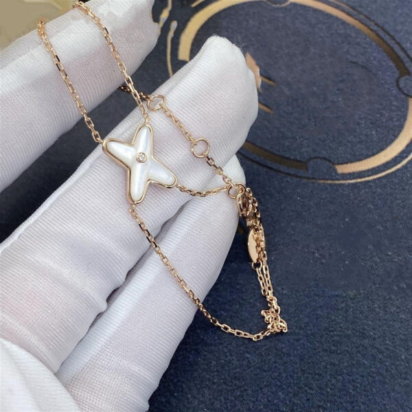 Toxse Jeux Bracelet White Mop Pink Gold 1 Diamond - Image 3