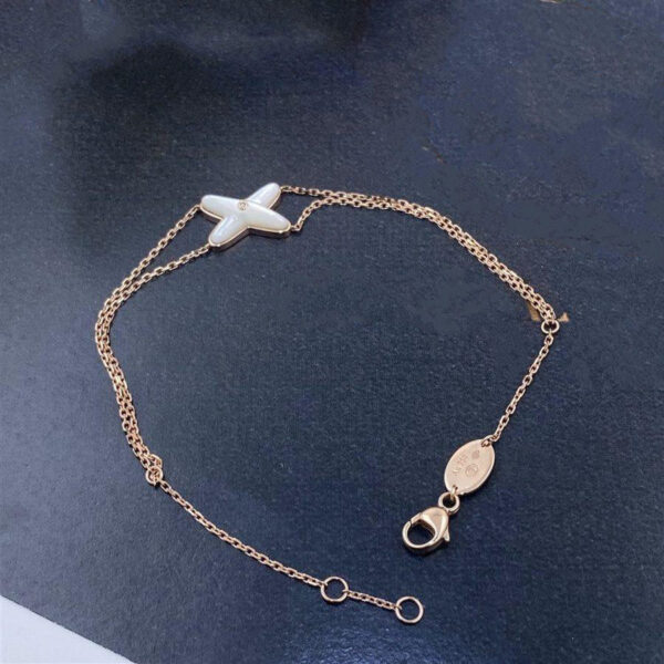 Toxse Jeux Bracelet White Mop Pink Gold 1 Diamond - Image 2