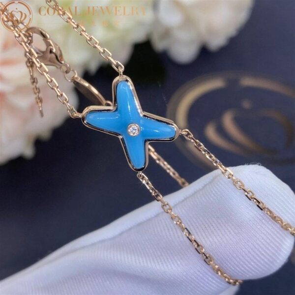 Toxse Jeux Bracelet Turquoise Pink Gold 1 Diamond - Image 2