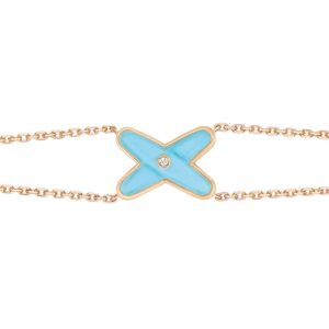 Toxse Jeux Bracelet Turquoise Pink Gold 1 Diamond