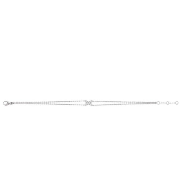 Toxse Jeux Bracelet Silver Diamond