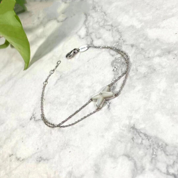 Toxse Jeux Bracelet White Mop Silver 1 Diamond - Image 2