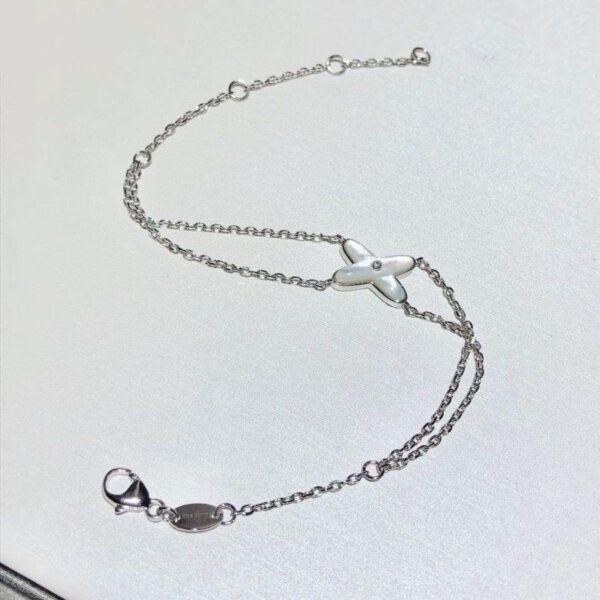Toxse Jeux Bracelet White Mop Silver 1 Diamond - Image 3