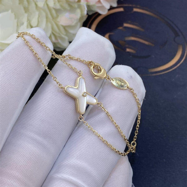 Toxse Jeux Bracelet White Mop Gold 1 Diamond - Image 2