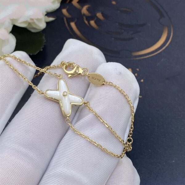 Toxse Jeux Bracelet White Mop Gold 1 Diamond - Image 3