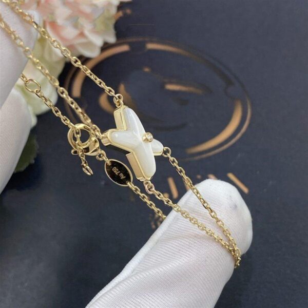 Toxse Jeux Bracelet White Mop Gold 1 Diamond - Image 5