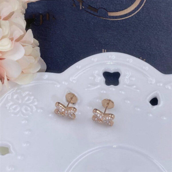 Toxse Jeux De Pink Gold Diamond Earrings - Image 6