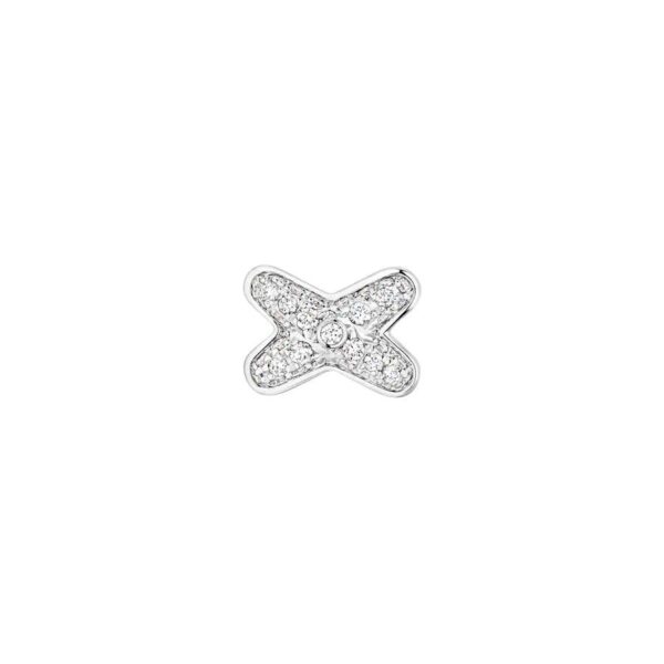 Toxse Jeux De Silver Diamond Earrings