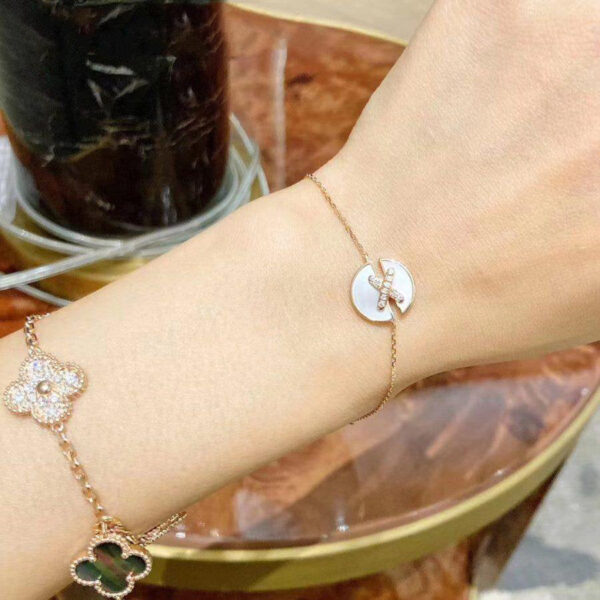 Toxse Jeux De Bracelet Mop Pink Gold Diamonds - Image 5