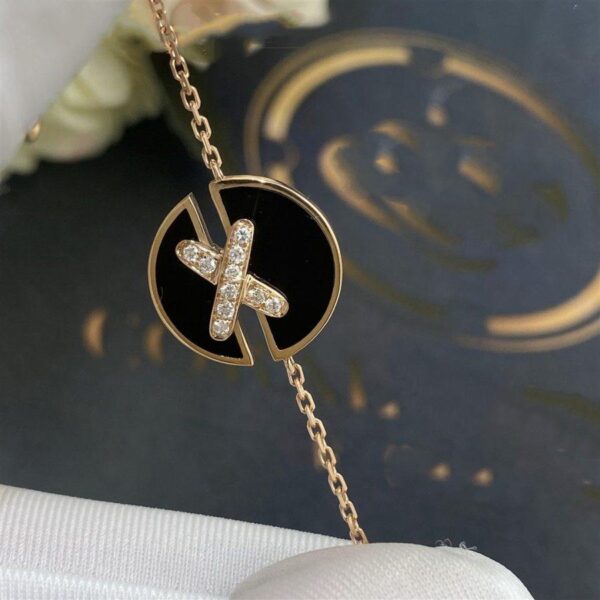 Toxse Jeux De Bracelet Onyx Pink Gold Diamond - Image 4
