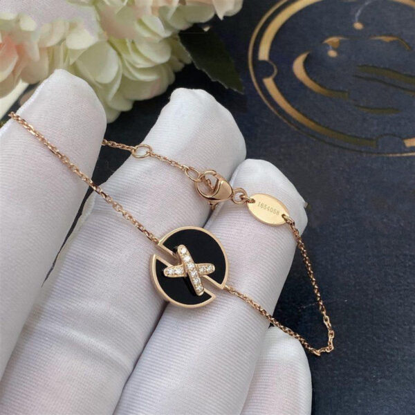Toxse Jeux De Bracelet Onyx Pink Gold Diamond - Image 3