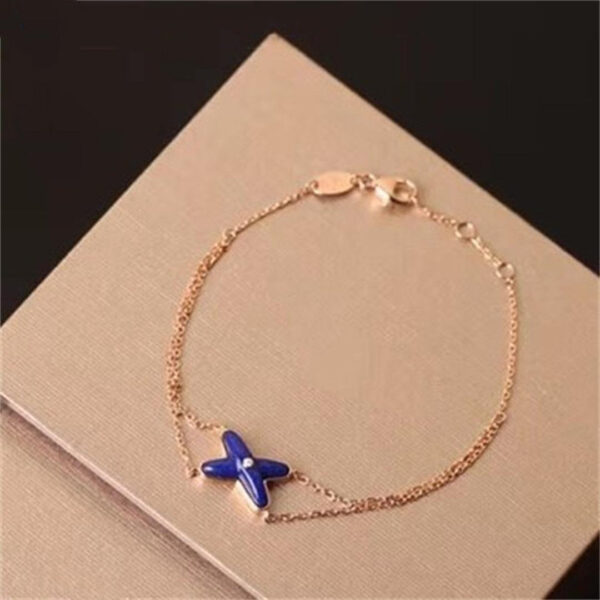 Toxse Hollow Design Four-Leaf Clover Flower Shape Ring - Image 2