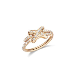Toxse Jeux De Ring Pink Gold Diamond