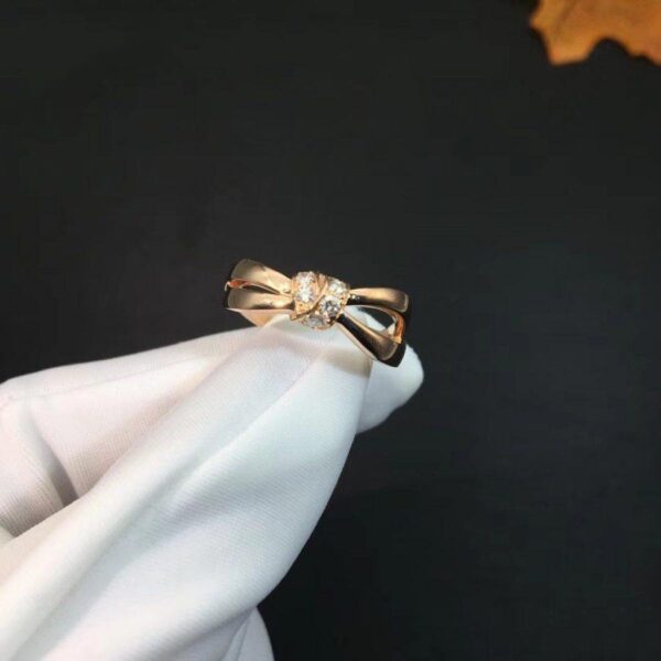 Toxse Liens Ring Pink Gold Diamond - Image 4